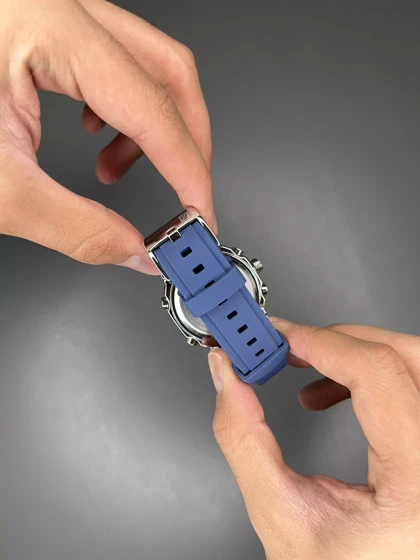 ساعت مچی نیوی فورس بند رابر آبی Naviforce