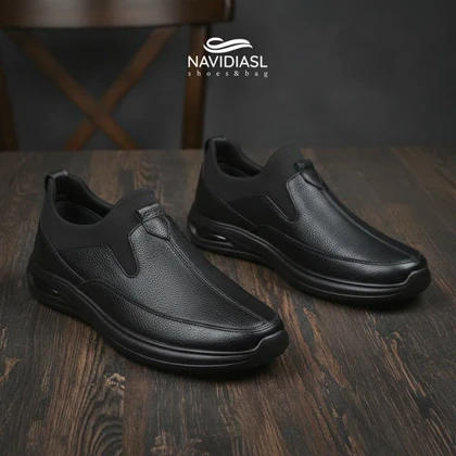 کفش مردانه چرم اسپرت طبی کد 6025025