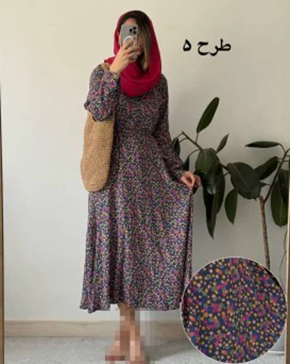 پیراهن ساحلی گل دخت 3