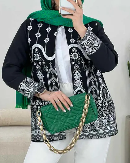 کت مزونی گل دوزی شده(2)کد3411