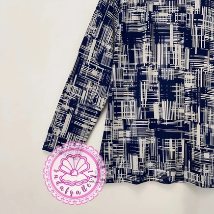 بلوز نخی پنبه‌ای آستین بلند قواره بزرگ زنانه (کالکشن 3)