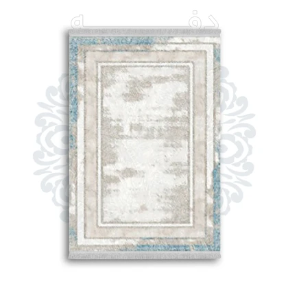 *جدید* فرشینه از جنس پارچه شانل مخمل ترک طرح فانتزی برند دفه کد 1761