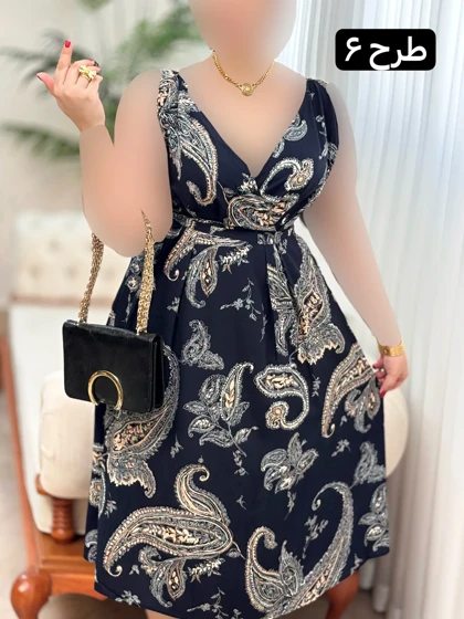 پیراهن نخی بلکا 3281