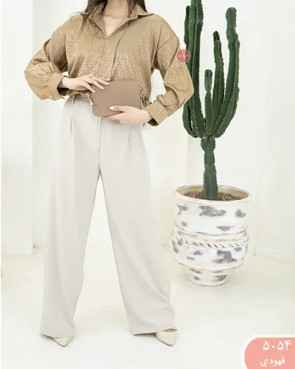 شومیز ساتن هوگون 5054