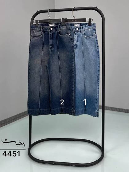 شلوار واید جین آبی ایوانا