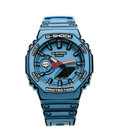 ساعت جی شاک 2100 آبی کارتنی