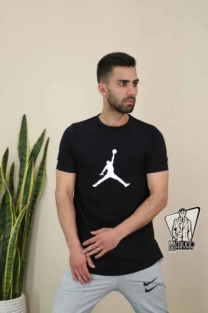 تیشرت مشکی مردانه JORDAN