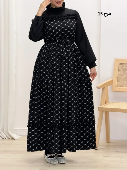 4293-پیراهن مزونی لاوین