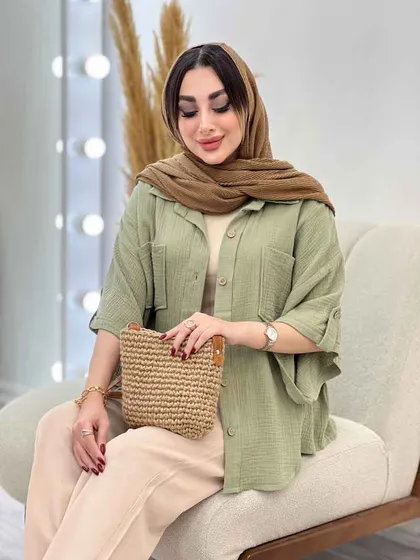 شومیز دو جیب آریانا