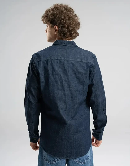 جین دو جیب دکمه پرچی