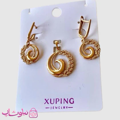 نیم ست زنانه ژوپینگ طرح دایره پرنگین کد 4981