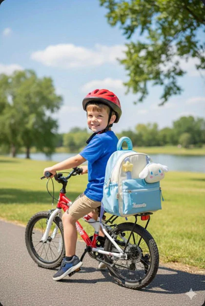 کوله مهد فانتزی آویزدار وارداتی (کرومی-ملودی-سینامارول) برند Sanmartin