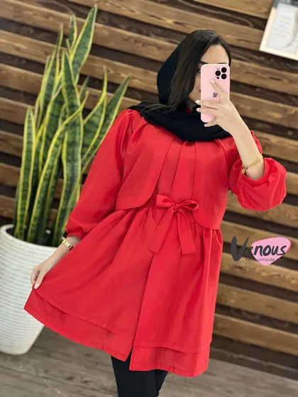 مانتو نازلی ژیله دار
