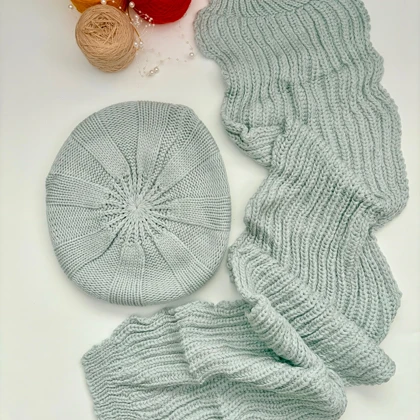 کلاه و شالگردن فرانسوی جدید کپی