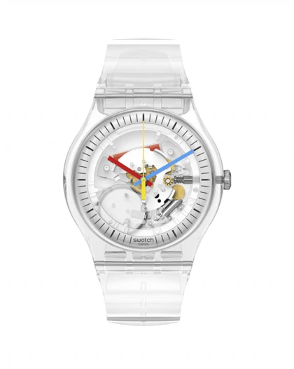 ساعت مچی سواچ SWATCH CLEARLY NEW GENT SO29K100-S06