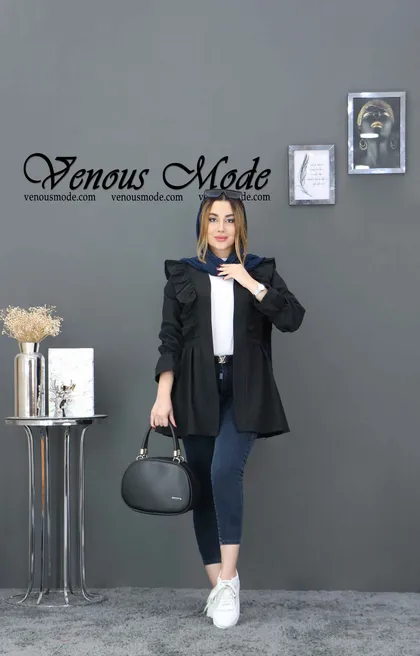 مانتو عروسکی یقه چین