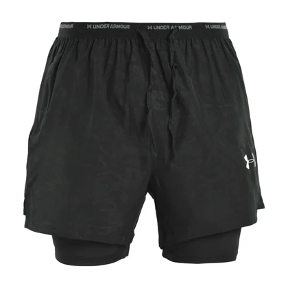 شلوارک کشاله دار ورزشی مردانه آندر آرمور مدل Heat Gear-2334 چریکی مشکی