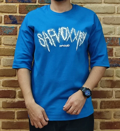 تیشرت پارچه ماکان گرم بالا طرح SAR