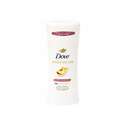 دئودورانت صابونی داو زنانه مدل Advanced Care Peach & Chamomile Tea