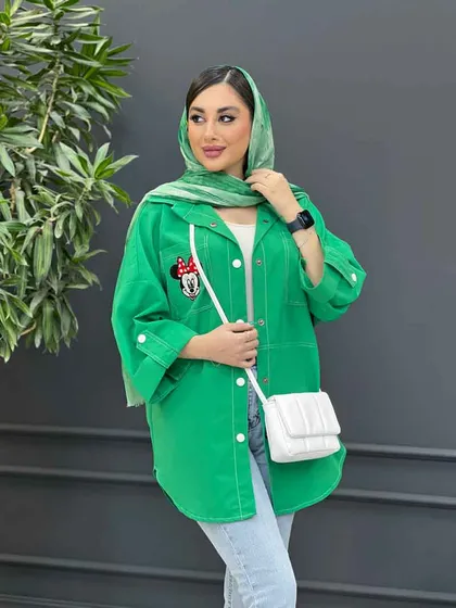 مانتو داکرون دوخت دار میکی موس