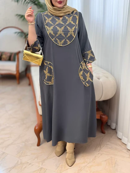 پیراهن طلاکوب ستیا کد 50242