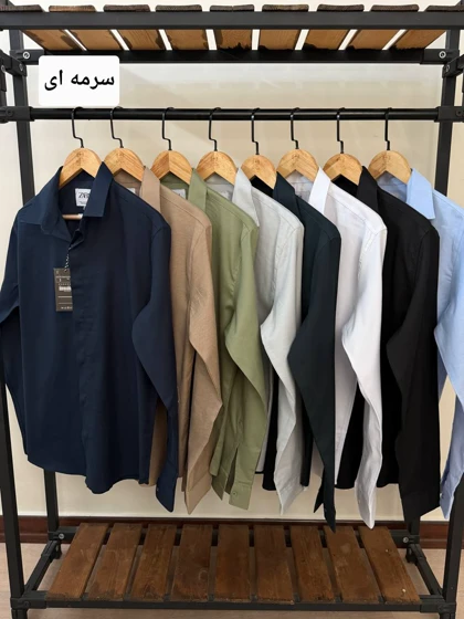 پیراهن استین بلند قابپک مخفی 2512