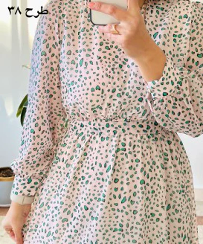 پیراهن حریر سرمه سری 16