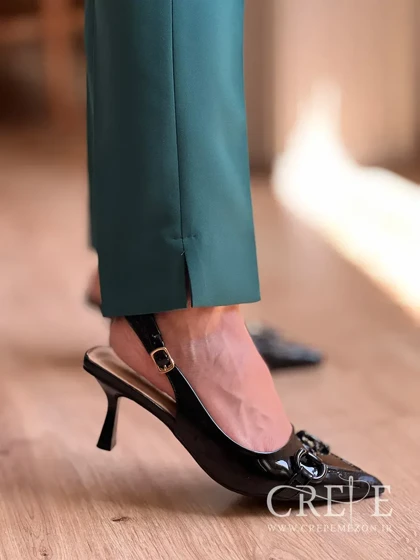 شلوار مجلسی کلاسیک چاک‌دار قد 100