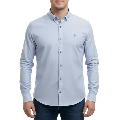 پیراهن آستین بلند ساده مردانه مدل 61029144