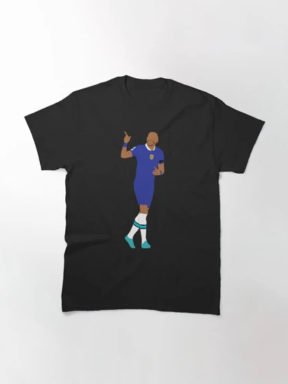 تیشرت ورزشی چلسی | تیشرت Chelsea F.C طرح Pierre-Emerick Aubameyang Minimalist کد 147400
