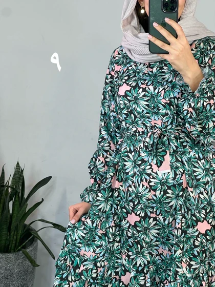 پیراهن مانتویی شکوفه 2