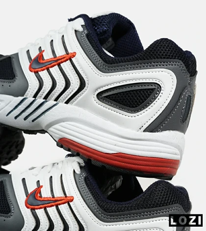 کفش کتانی مردانه و زنانه سفید سرمه ای NIKE Pegasus 2K5