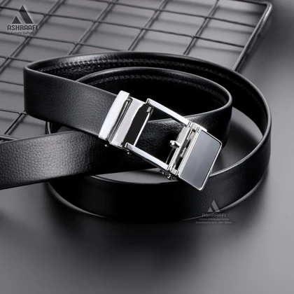کمربند مردانه چرمی Leather Ratchet Belt BL110
