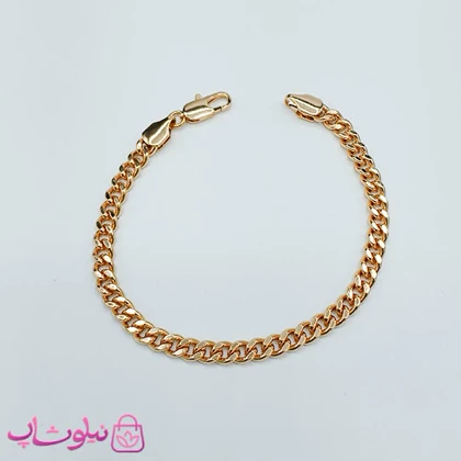 دستبند ژوپینگ کارتیه تراشدار طول 19 سانت و عرض 5 میل کد 2491