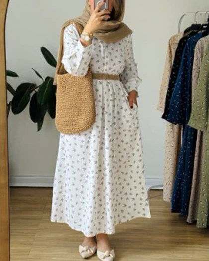پیراهن مانتویی بابونه6