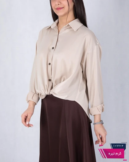 شومیز ساتن گره‌ای TAFFETA