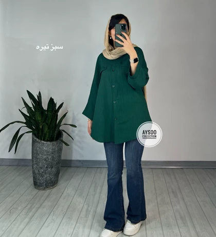 مانتو دکمه دار برکه 4