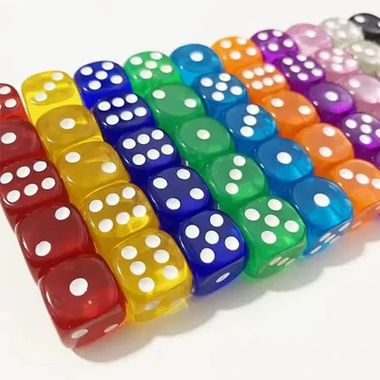 تاس شفاف اکریلیک بسته 45 عددی مدل Boxed
