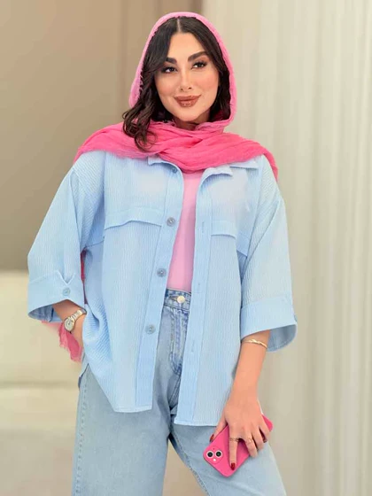 مانتو آستین پاکتی جلو ژیله