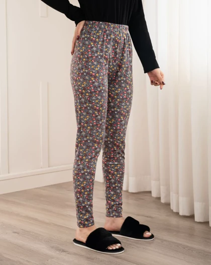 شلوار گیاهی راحتی گلریز کد 31535