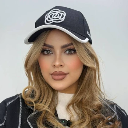 کلاه بیسبالی وارداتی گل رز