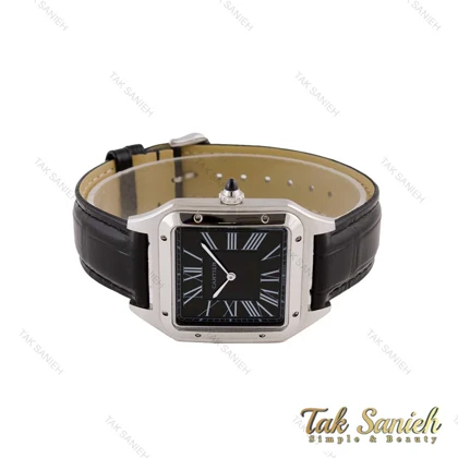 ساعت مچی کارتیر سانتوس دومونت مردانه مشکی Cartier-5551-G