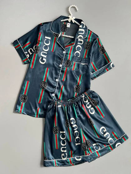 ست سه تیکه ساتن کد 3358