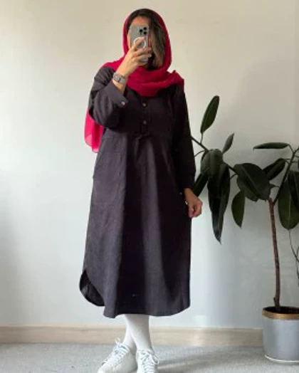 مانتو دانشجویی پاییزه ماهور