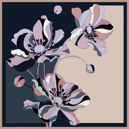 روسری ابریشم توییل هارمونی