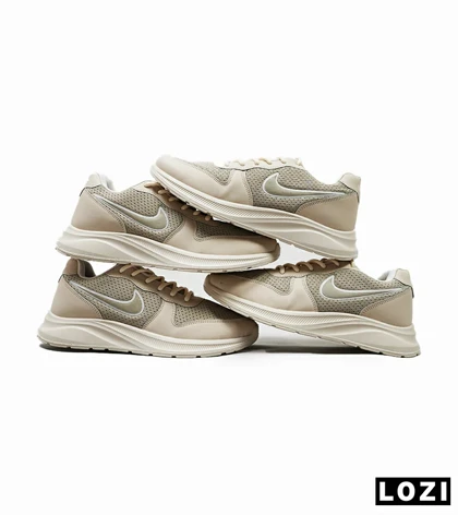 کفش کتانی مردانه کرم NIKE air zoom