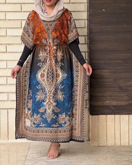 ساحلی پانچ دوبل سیلک هندی 1245