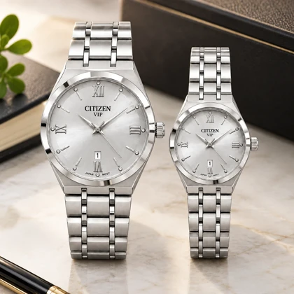 ساعت ست سیتیزن کلاسیک رفرنس 31663 نقره ای Citizen-11509-S