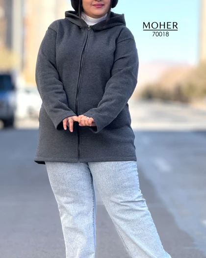 هودی کرکدار زنانه سایز بزرگ