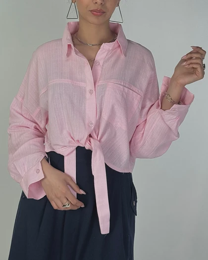 شومیز جلو گره کادنزا کد 500502